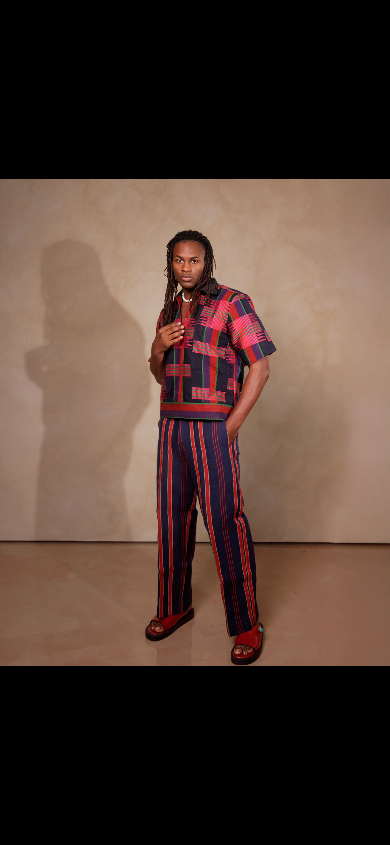 Oluwo aso oke two piece set