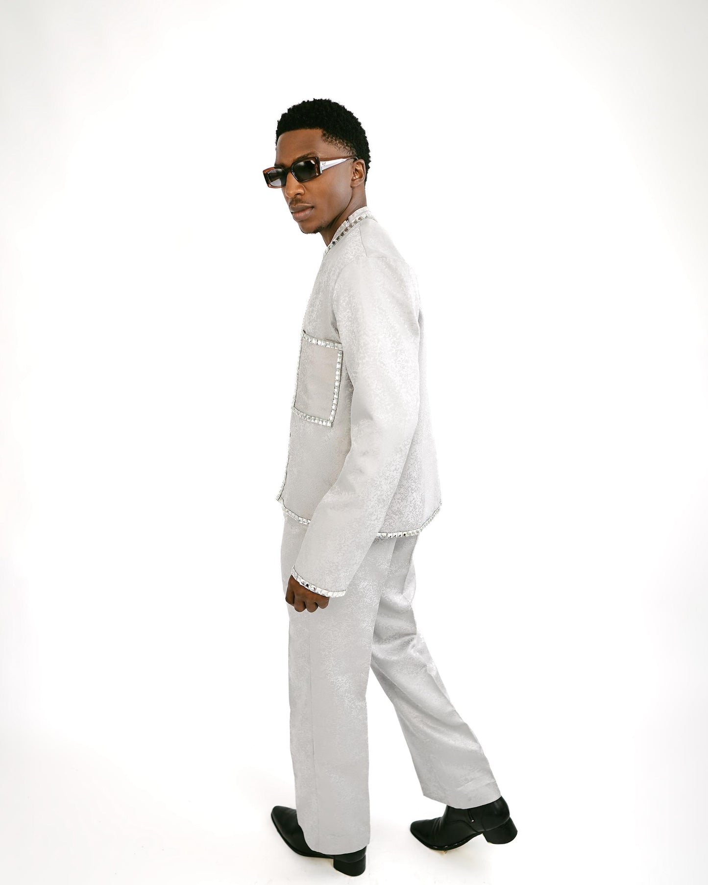 Silver three piece jacket