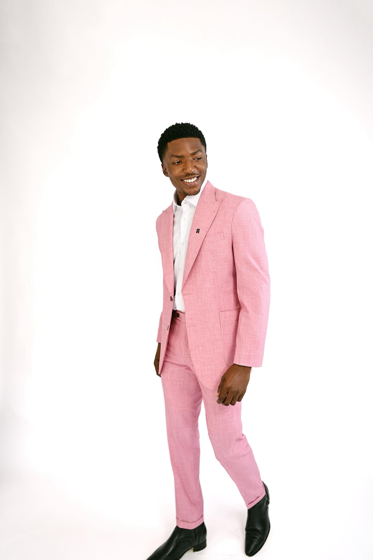 Pink Irish wool Suit