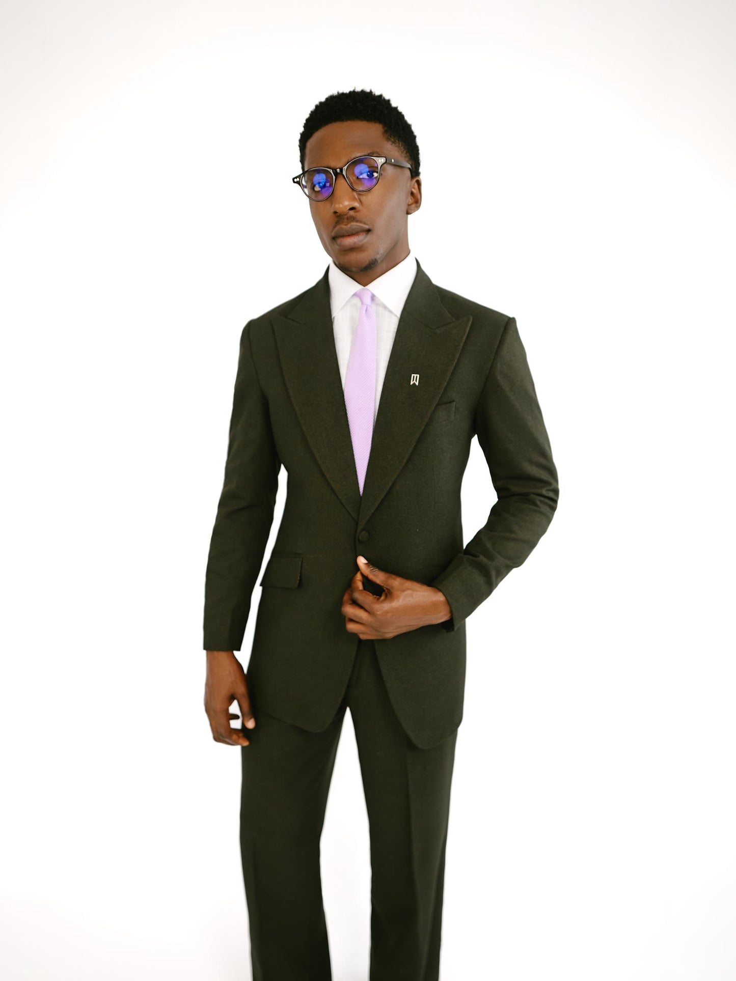 Forest Green Two Piece Suit