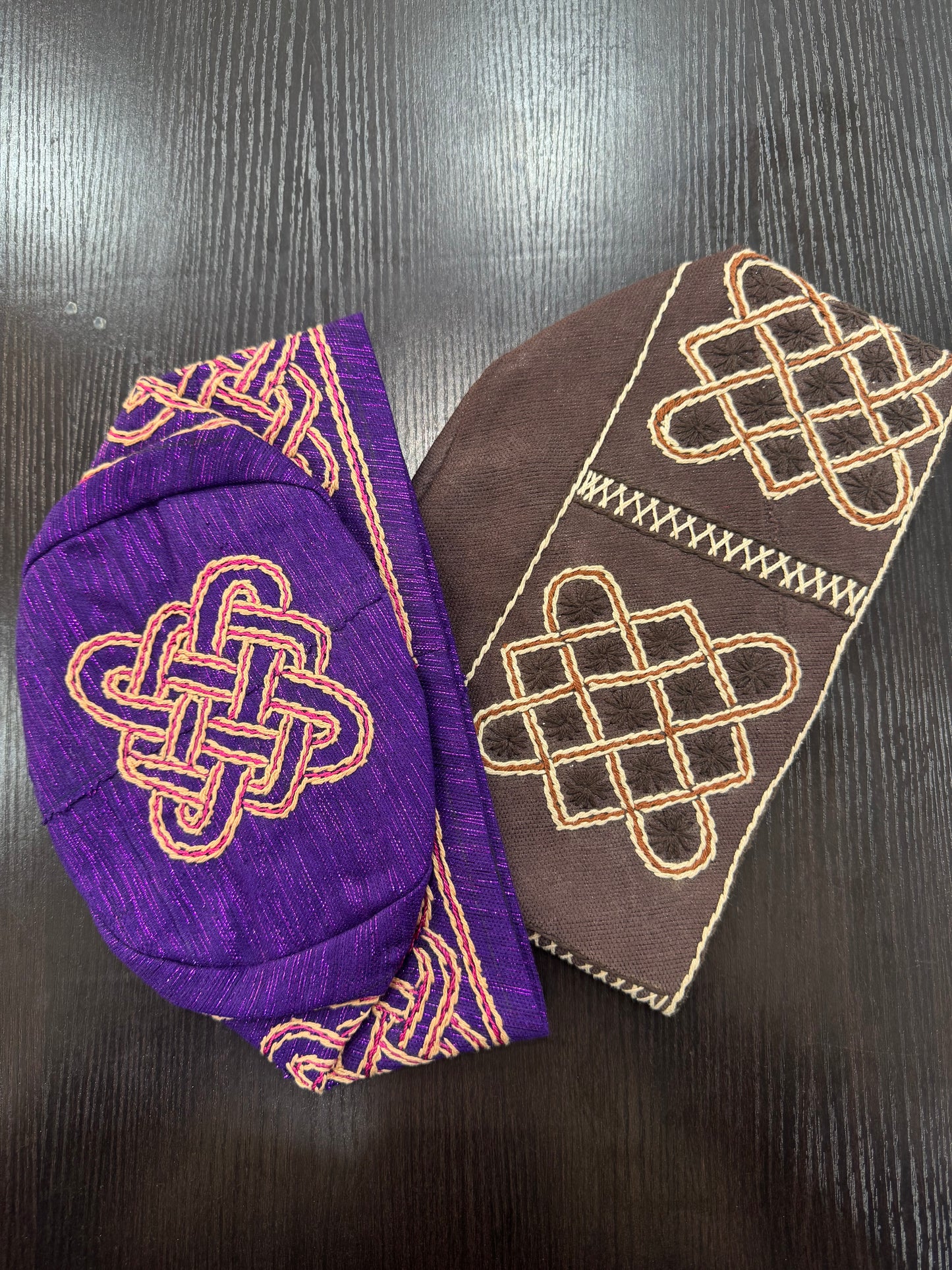 Embroidered Yoruba cap