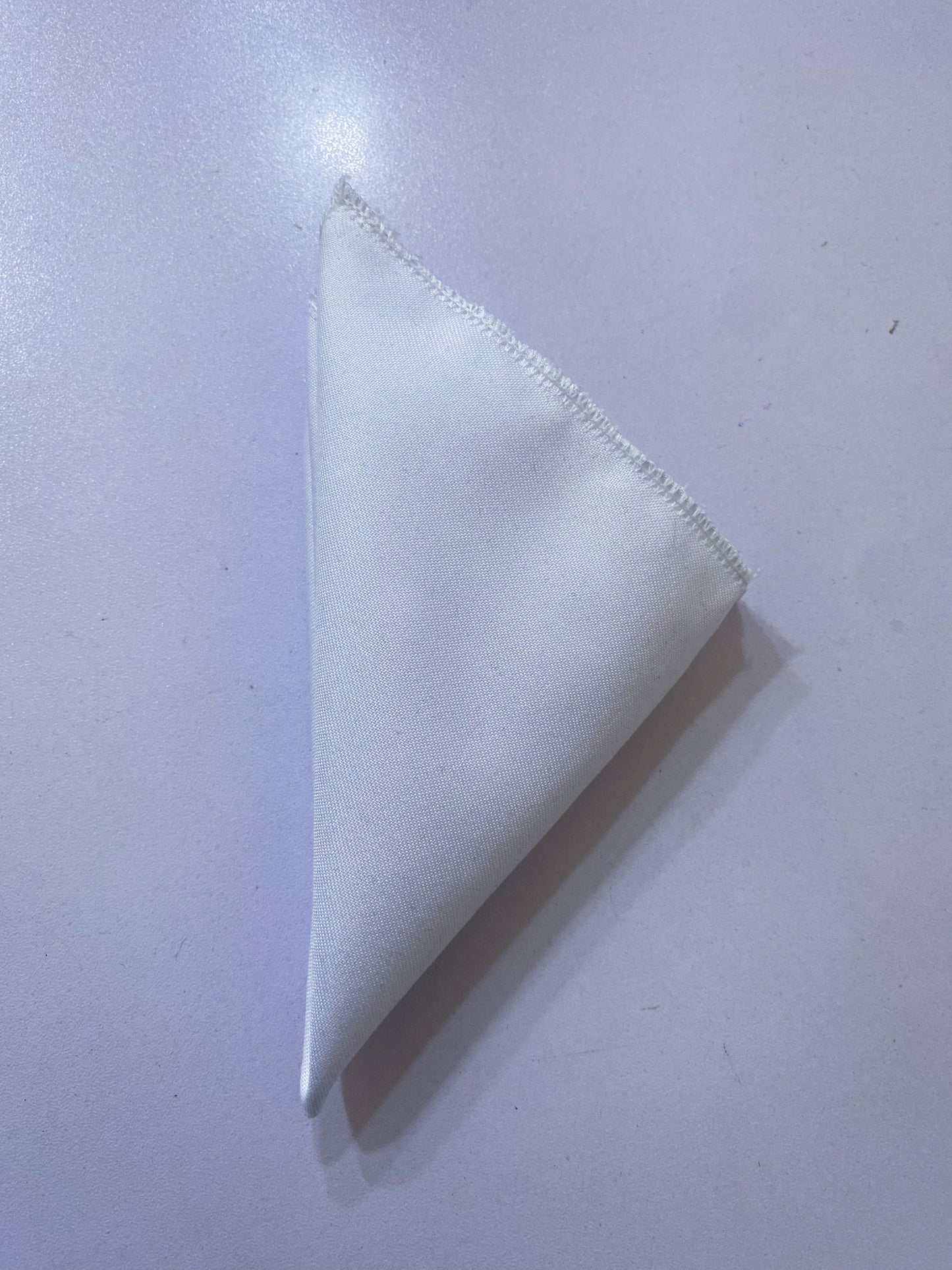 White Pocket Square