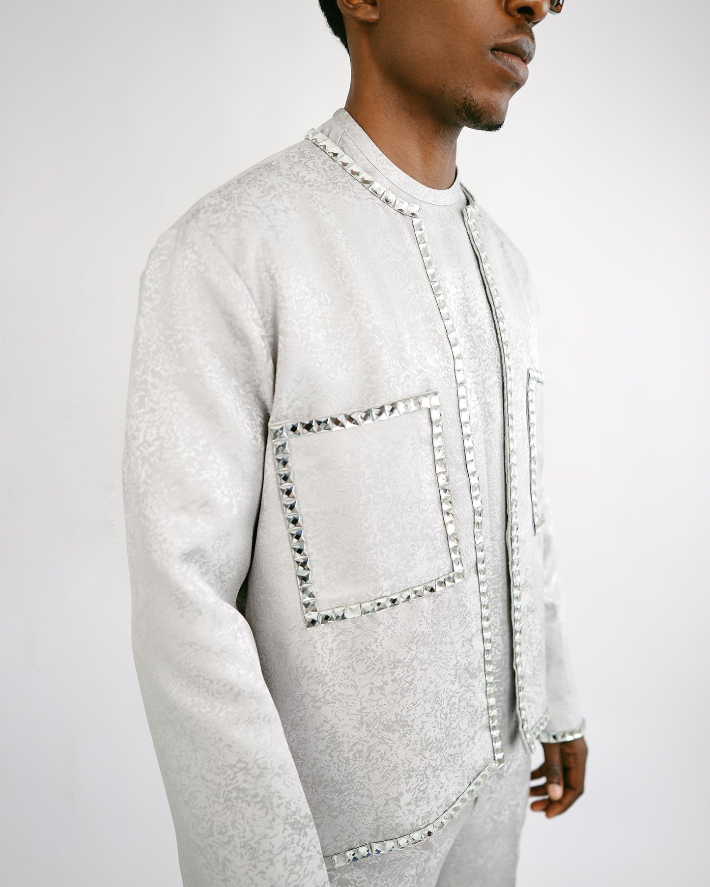 Silver three piece jacket