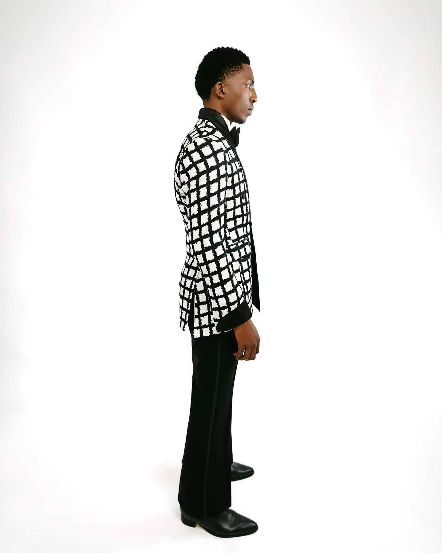 Black and White Shawl Lapel Tuxedo