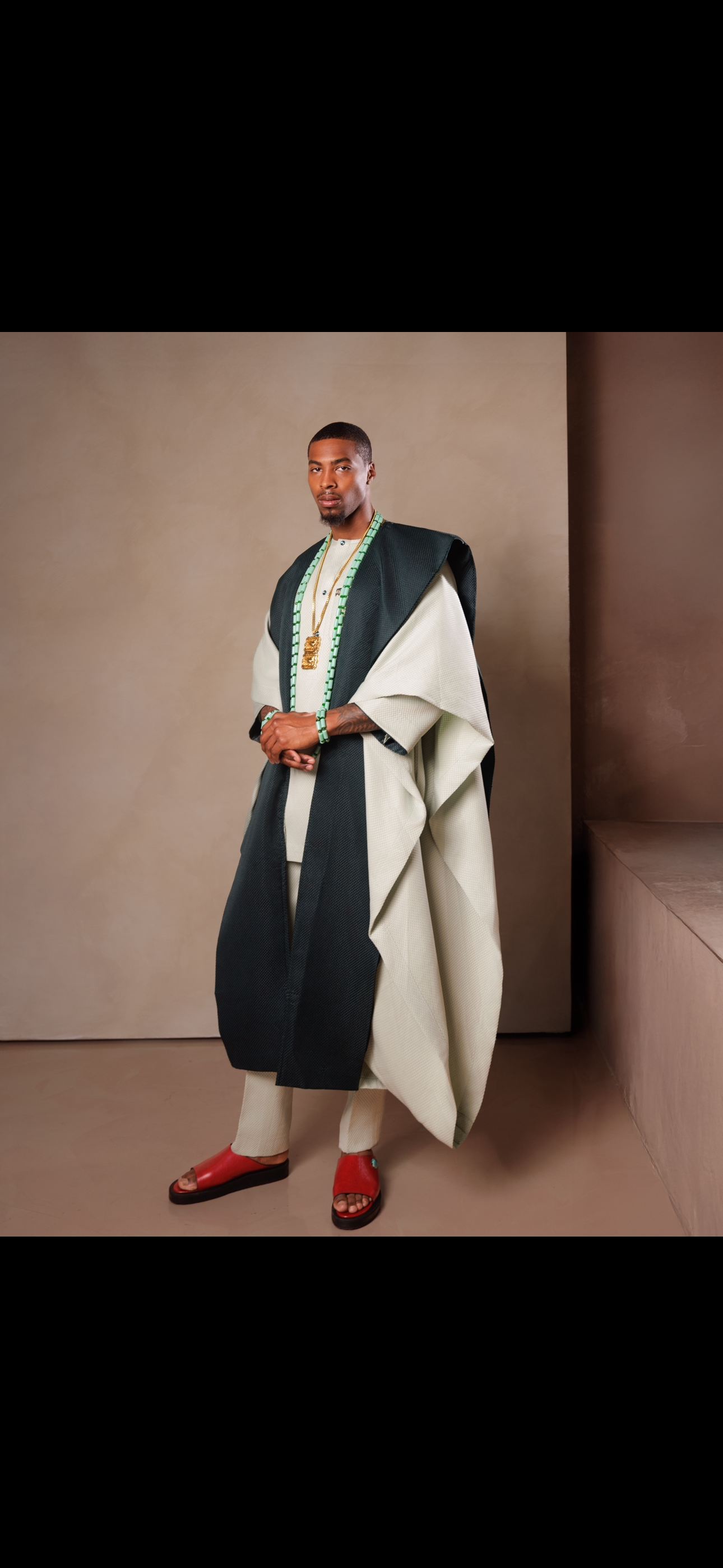 Oluwo traditional modern agbada