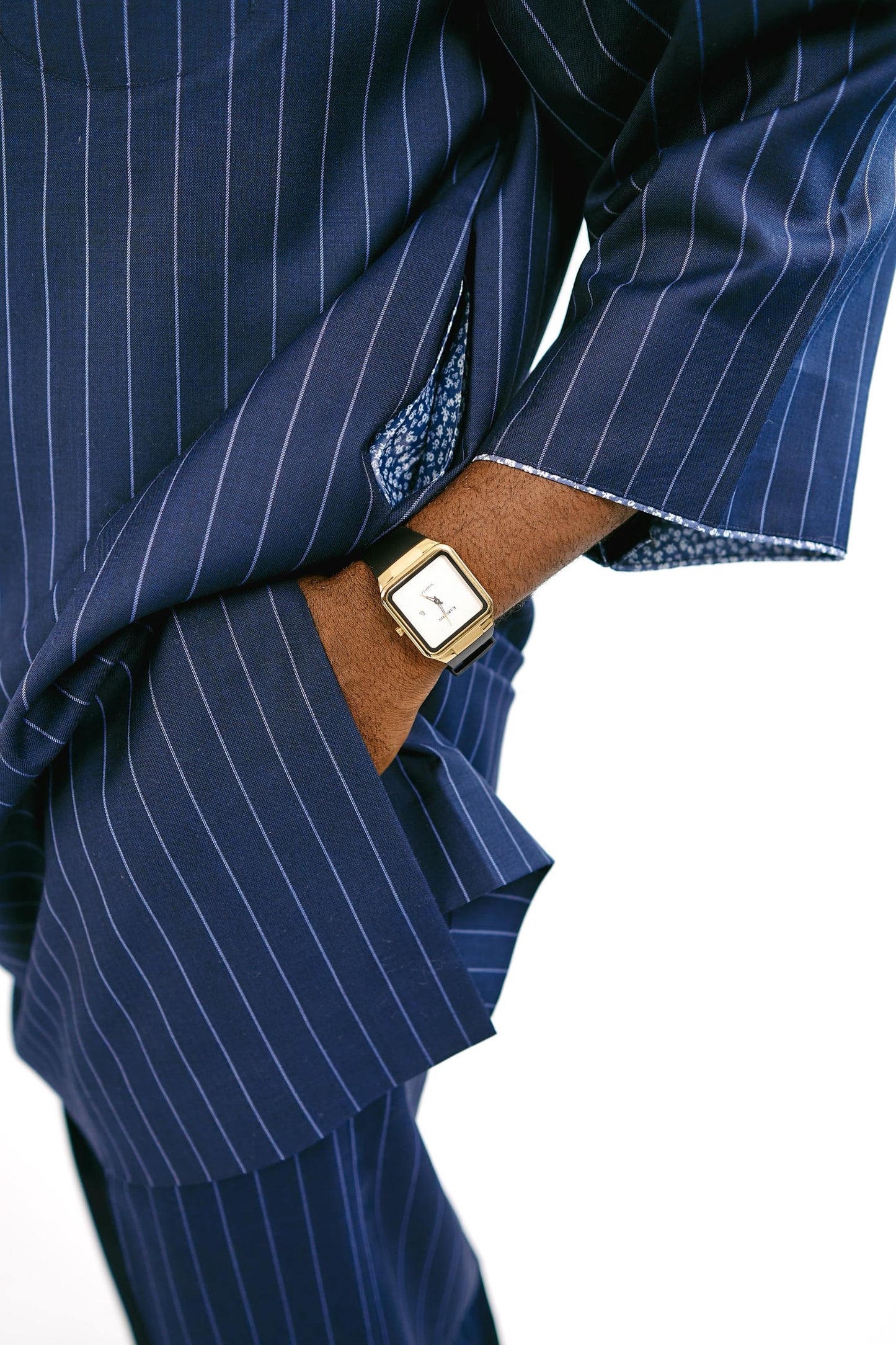 Navy Blue Stripe Native