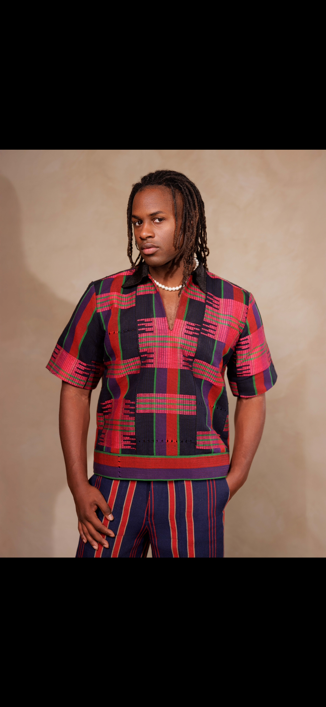 Oluwo aso oke two piece set