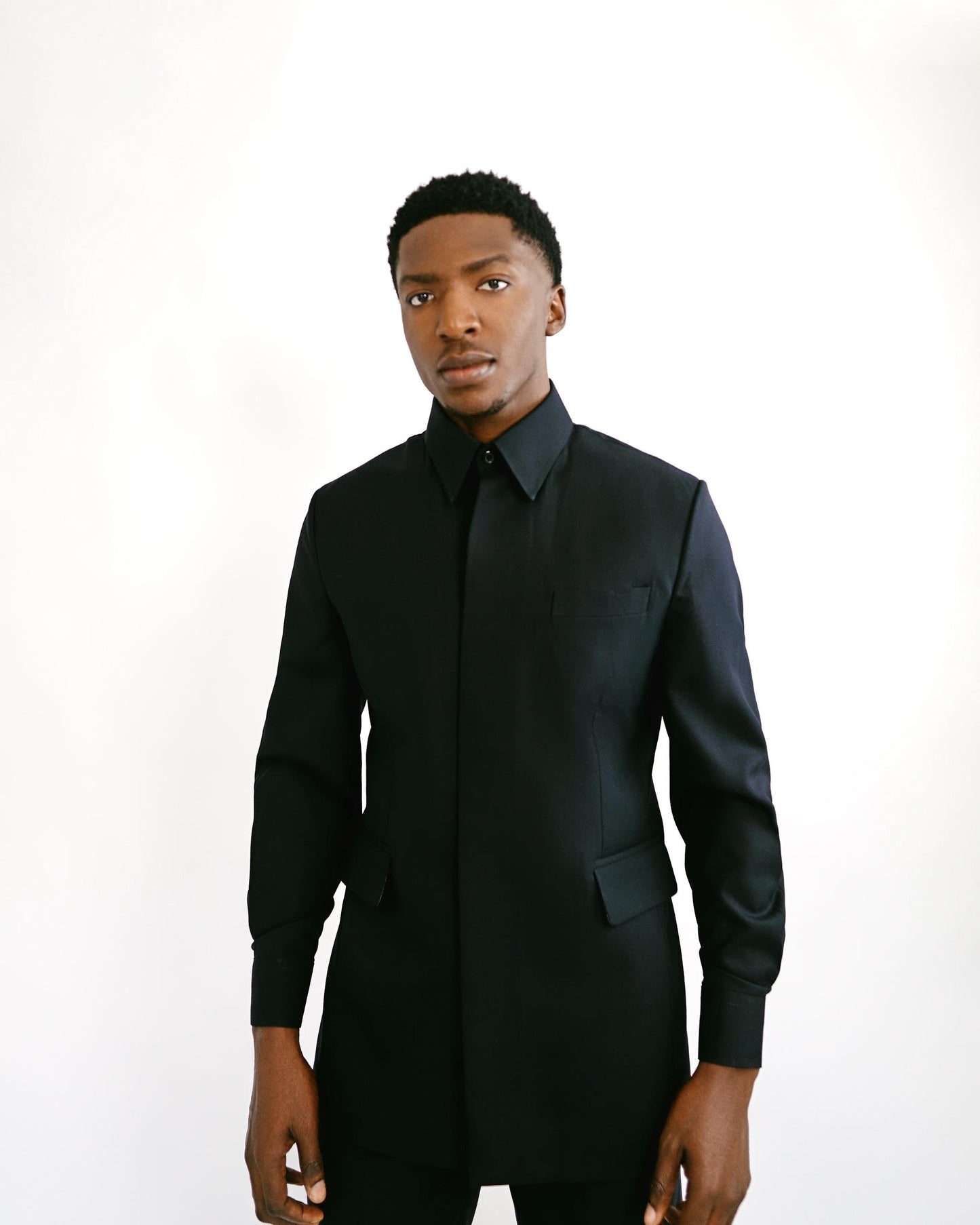 Navy blue Safari Suit