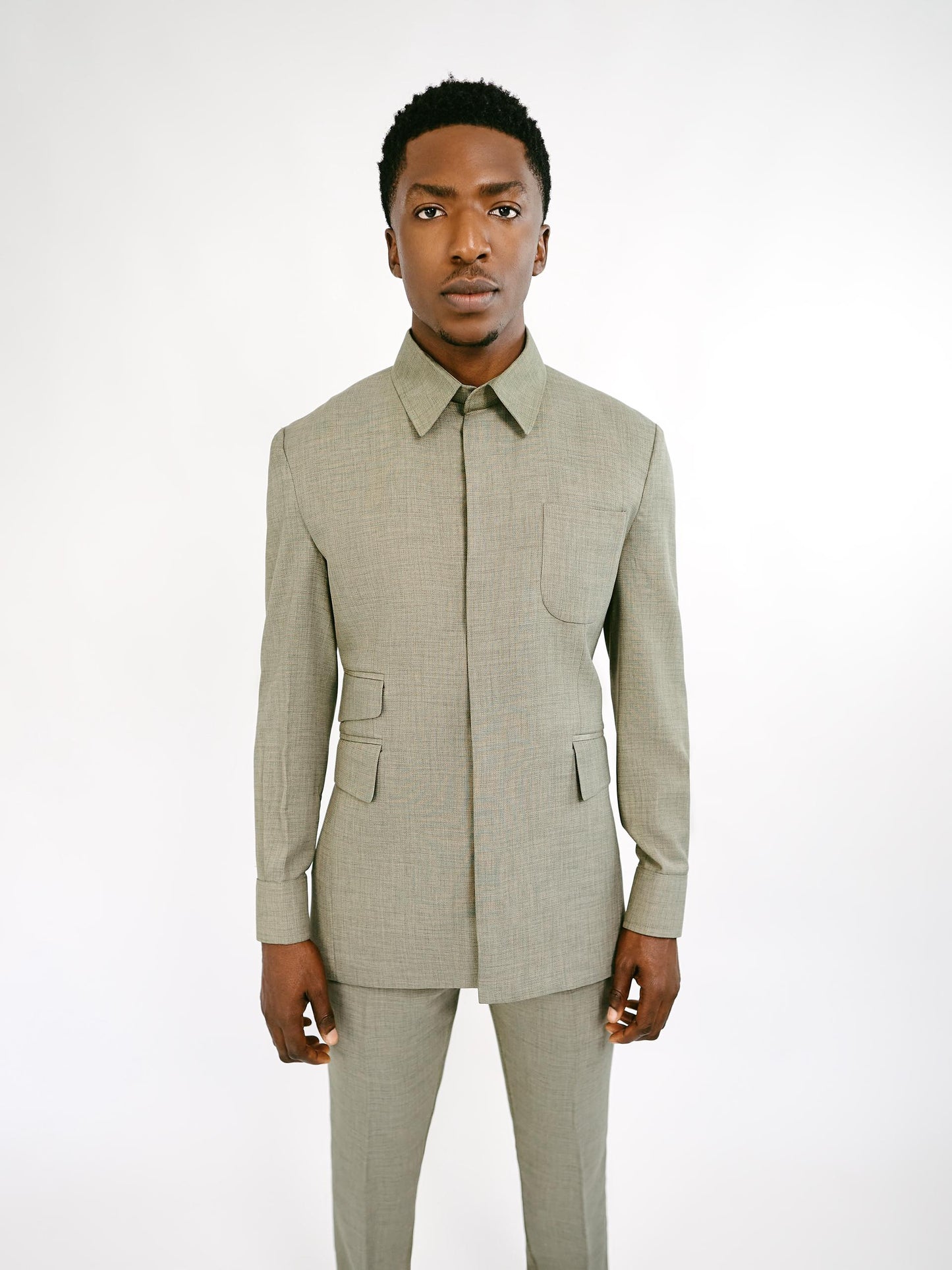 Green Safari Suit