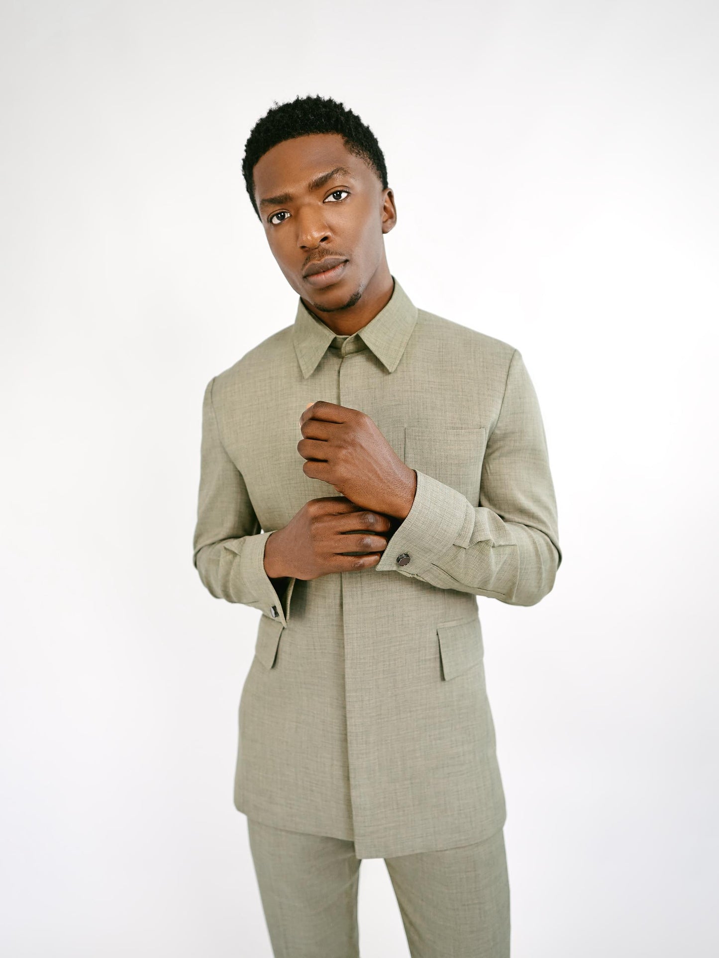 Green Safari Suit