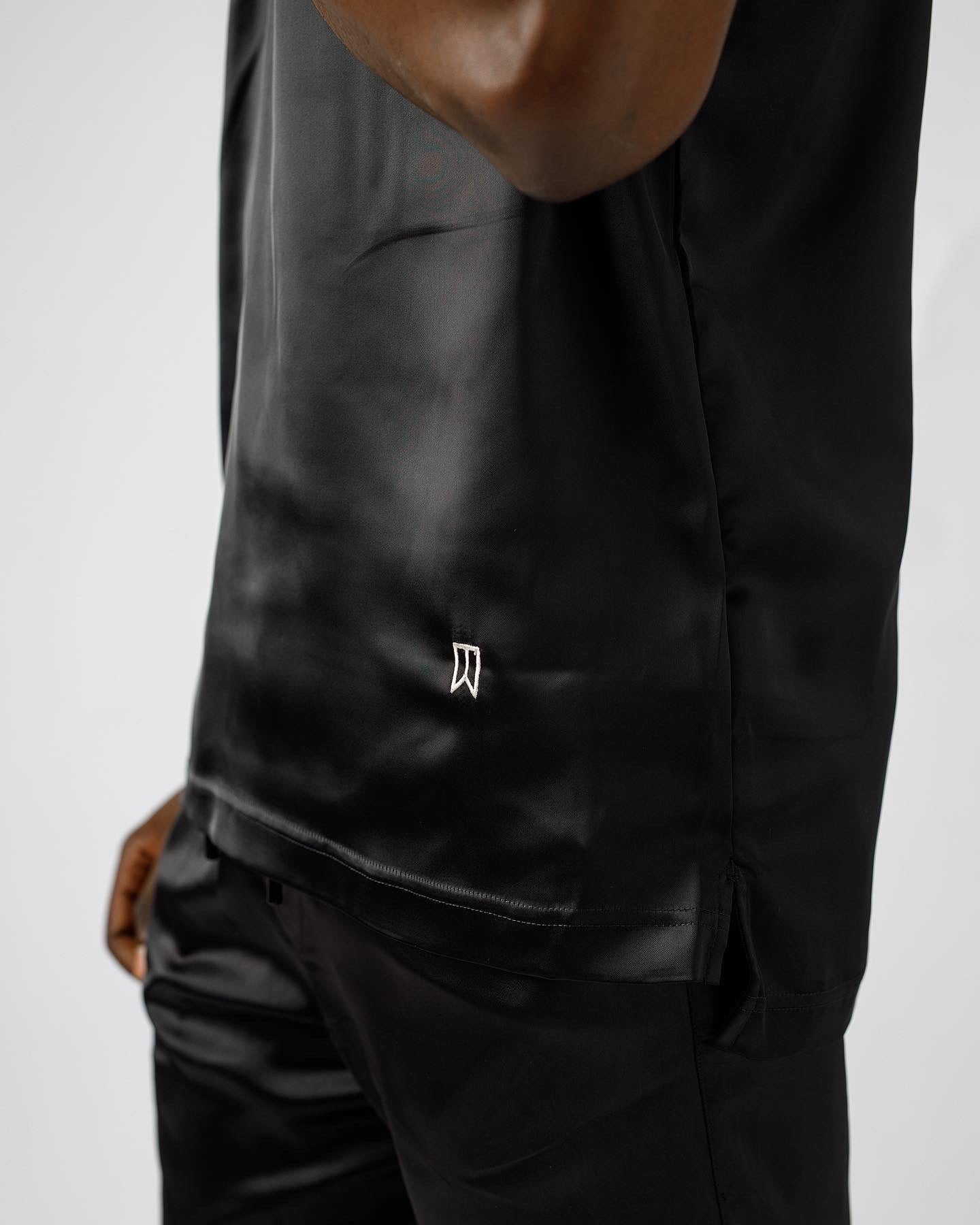 Black Satin Signature 2 Piece