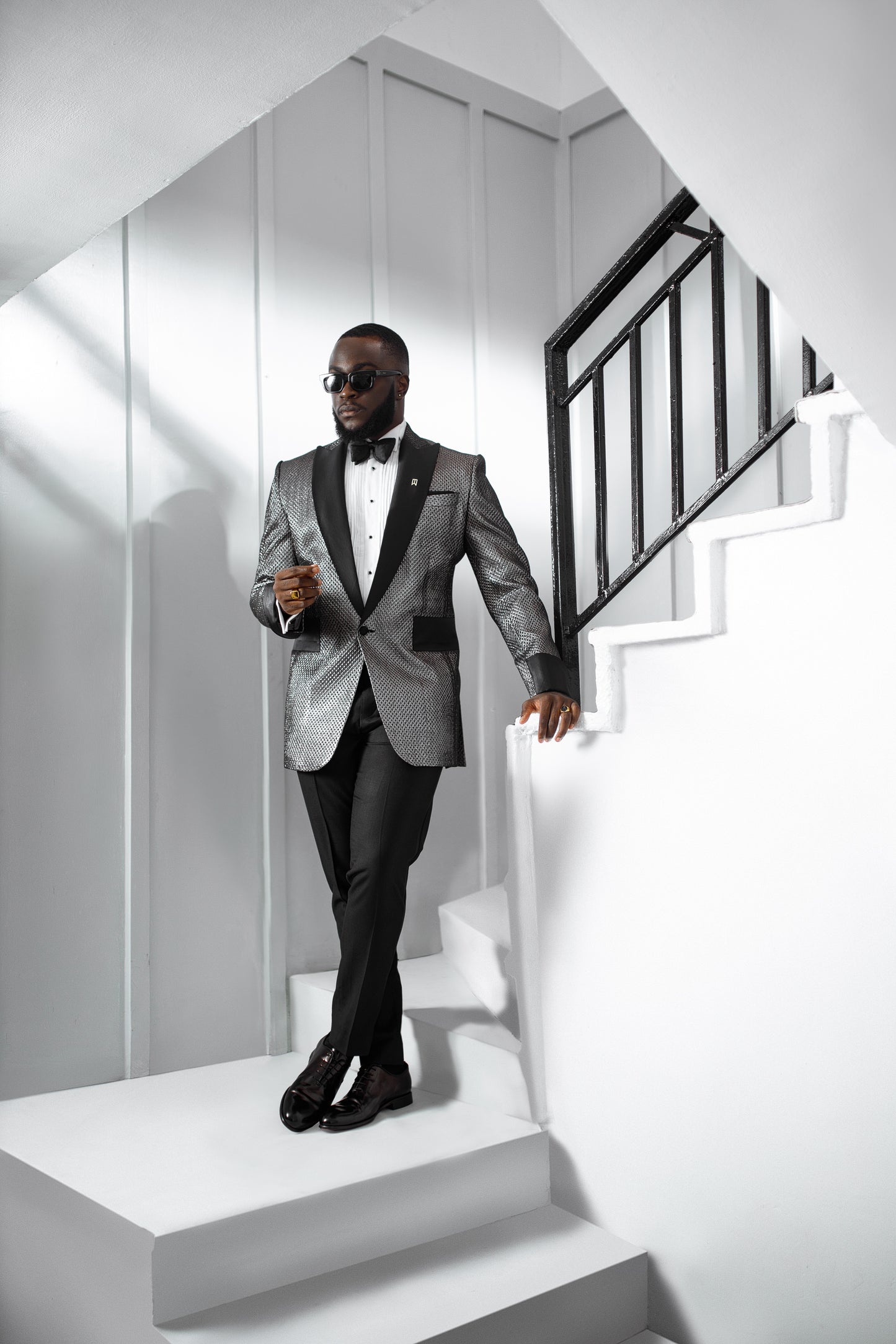 Metalic Grey Tuxedo
