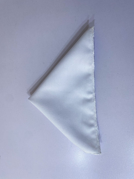 White Pocket Square