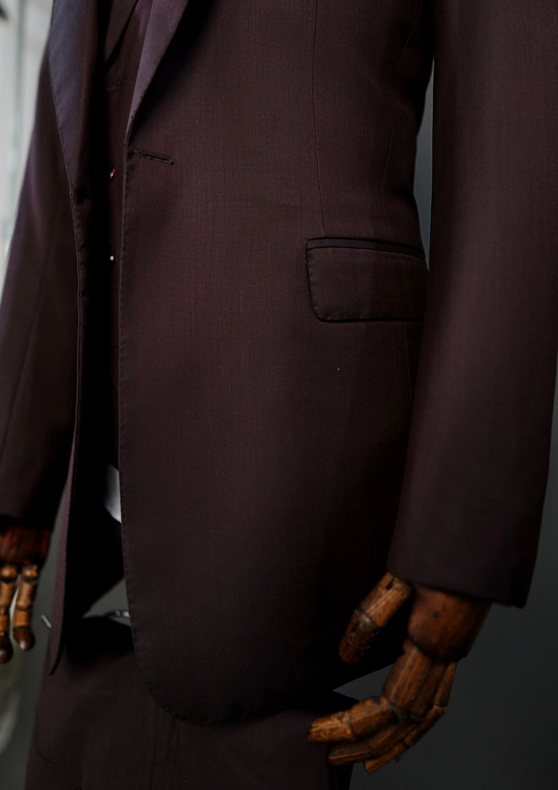 Plum purple Three Piece Suit