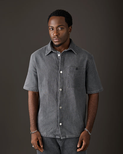 Grey Denim Signature Shirt
