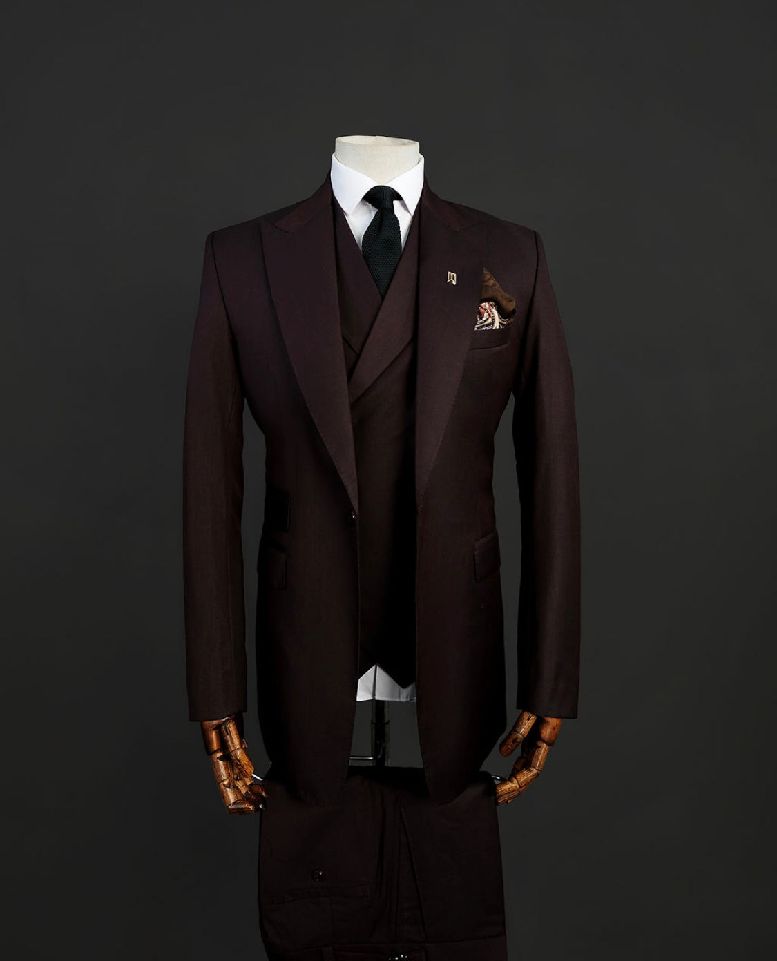 Plum purple Three Piece Suit