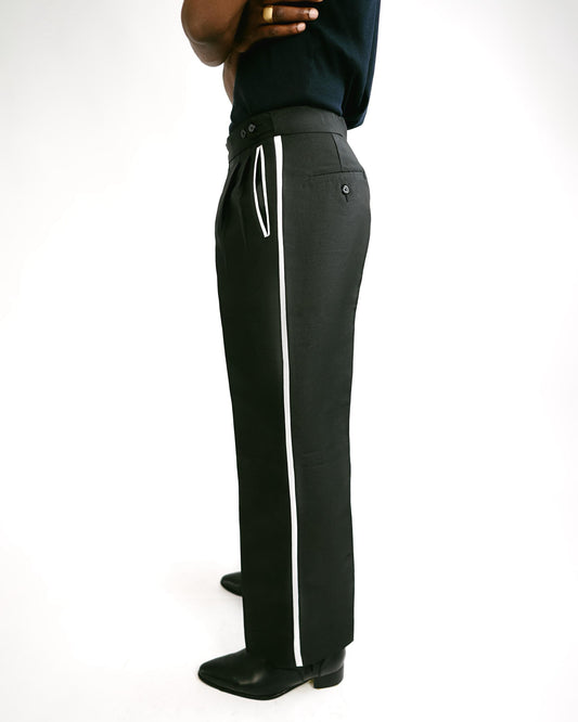 Black Satin Pants