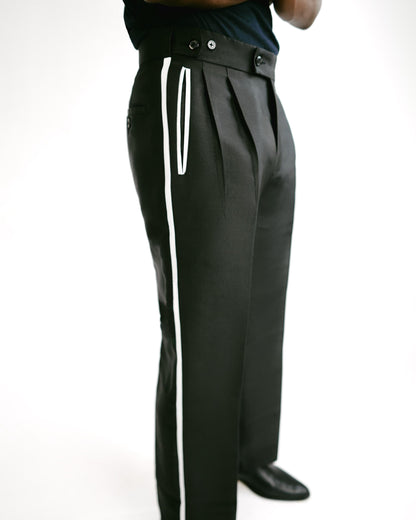 Black Satin Pants