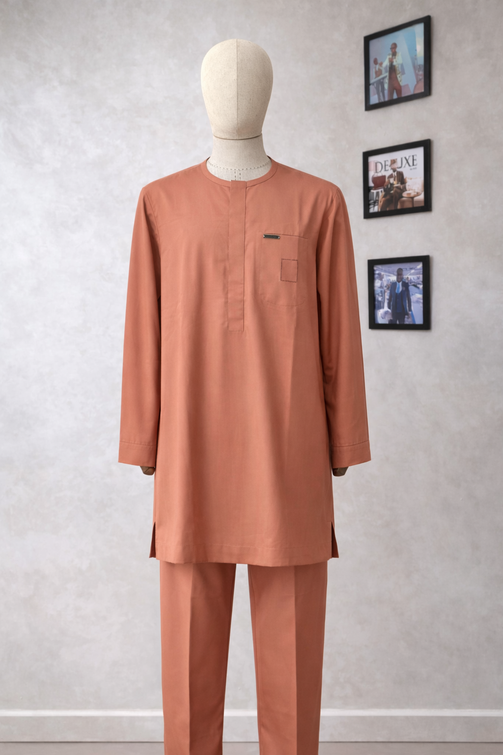 Peach Kaftan (RTW)