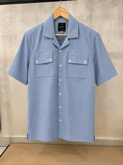 Sky blue safari shirt