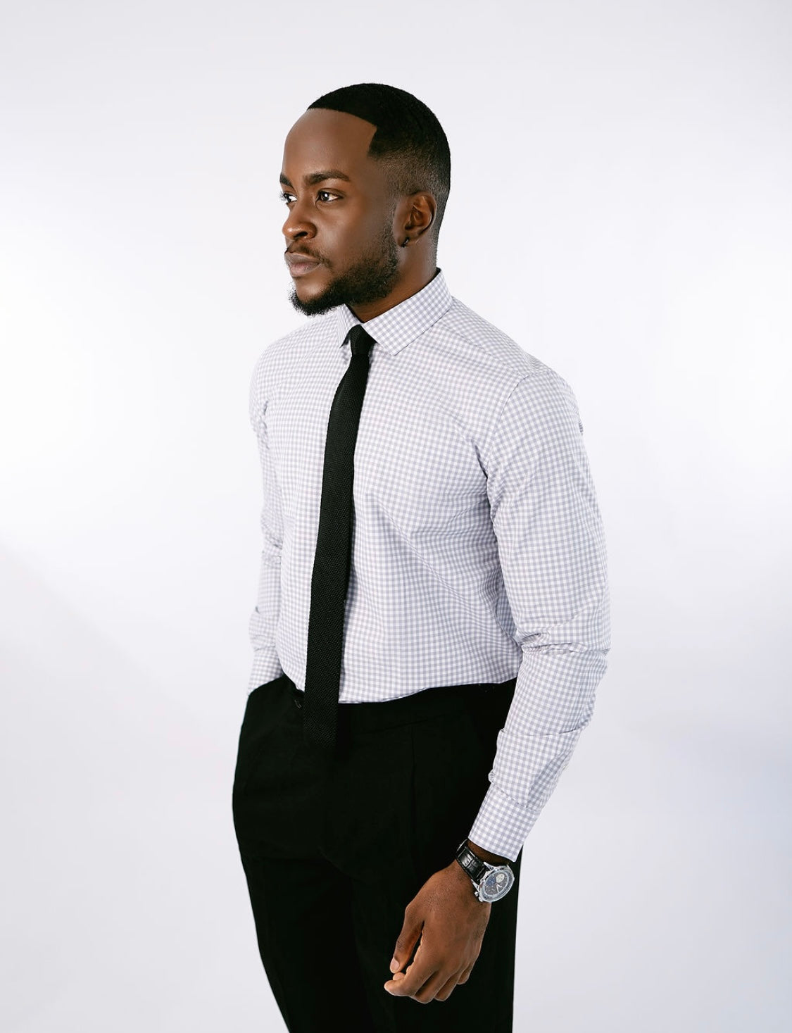 🎁 Grey checkered shirt (100% off)