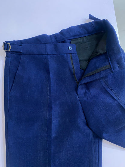 Blue Aso oke Trouser