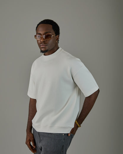 White round neck t-shirt