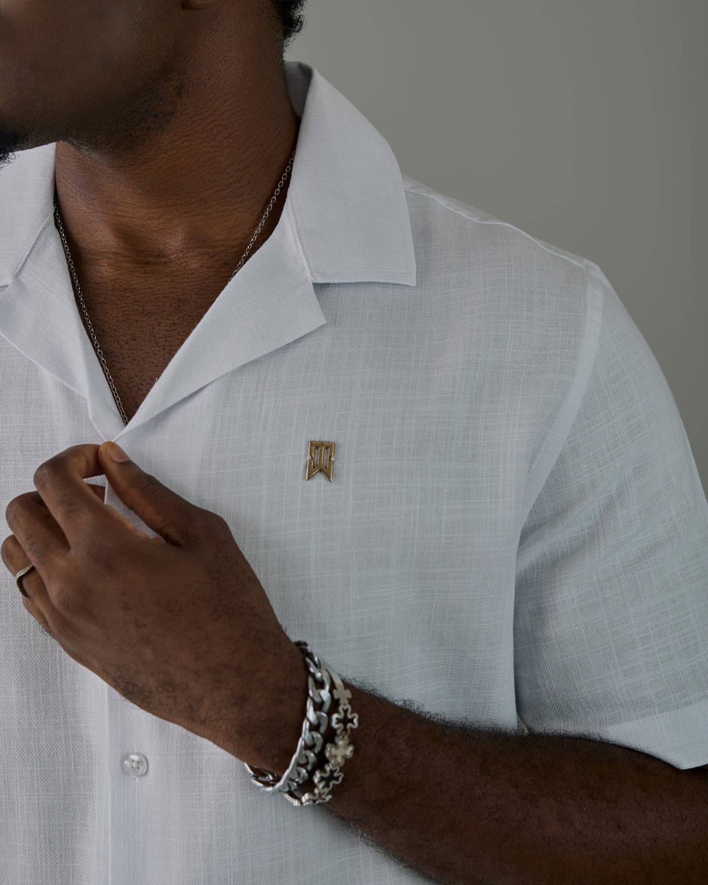 White Linen Safari Set