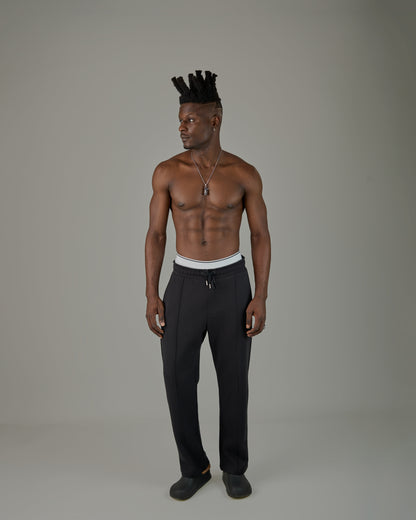 Black Loose Fit Sweat Pant