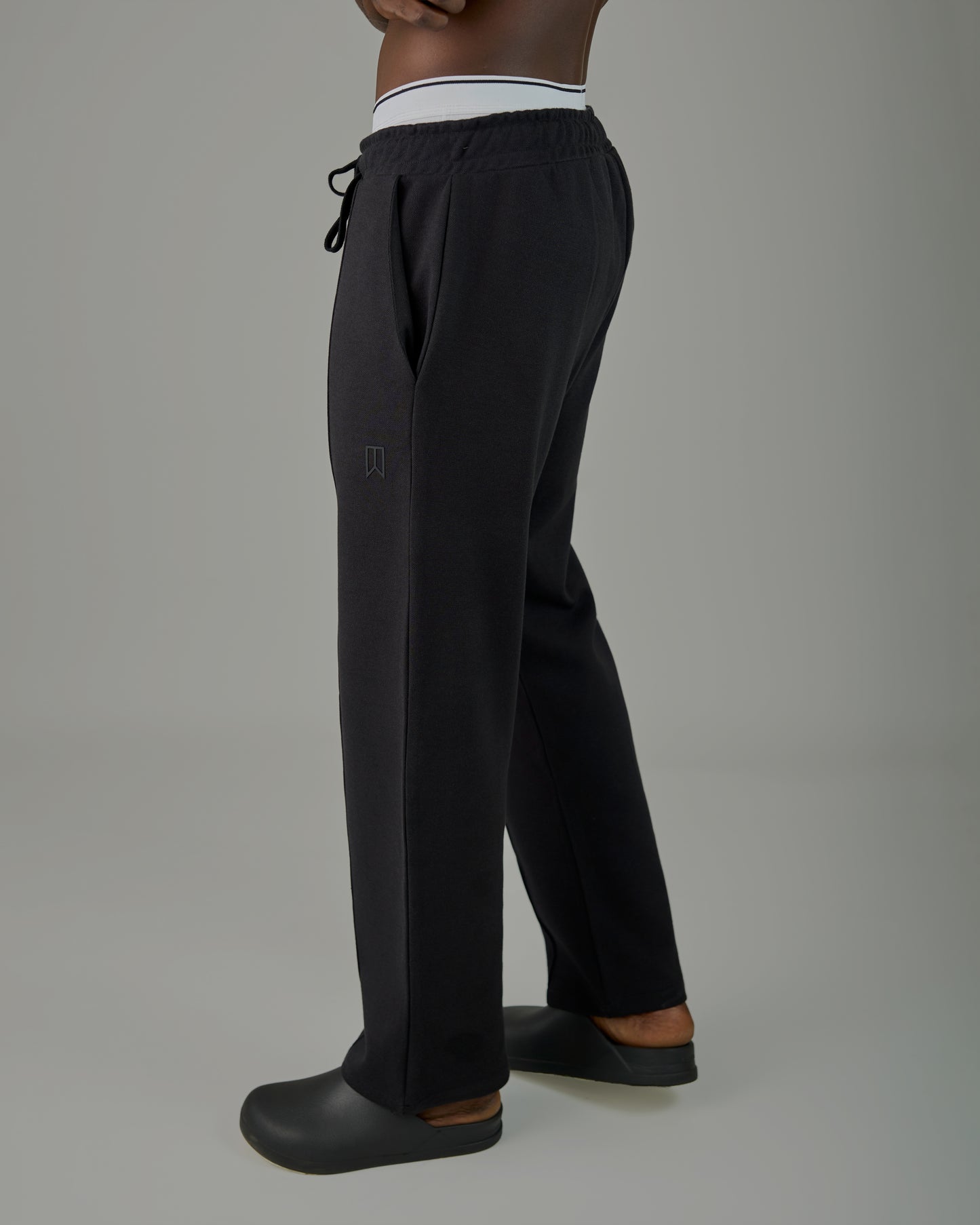Black Loose Fit Sweat Pant