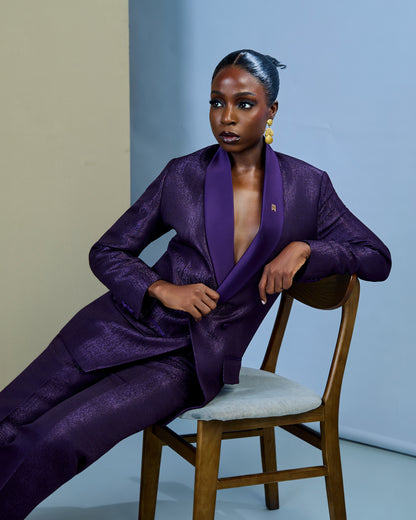 Purple Tuxedo Suit
