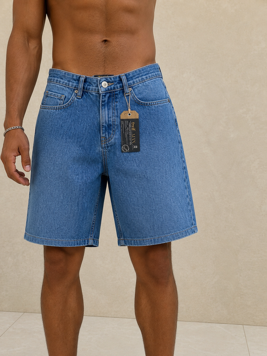 Light Blue Jeans Short