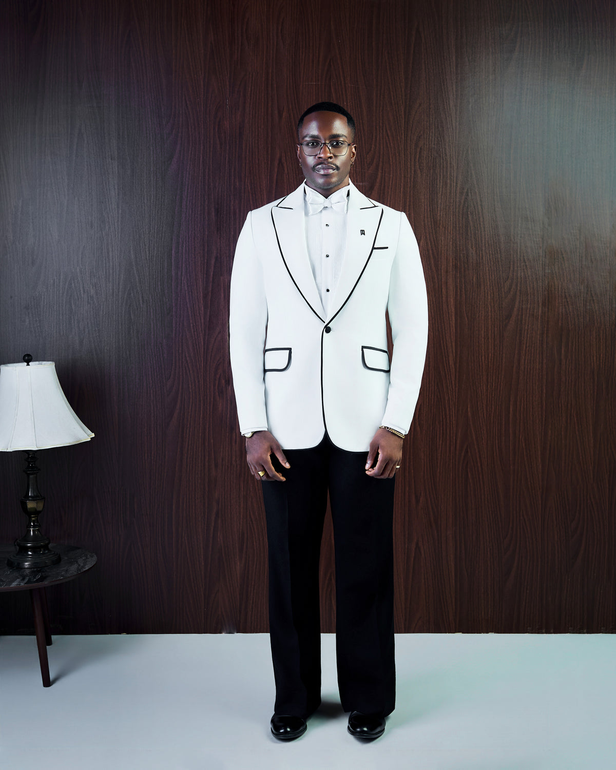 Ivory Luxe Peak Lapel Suit