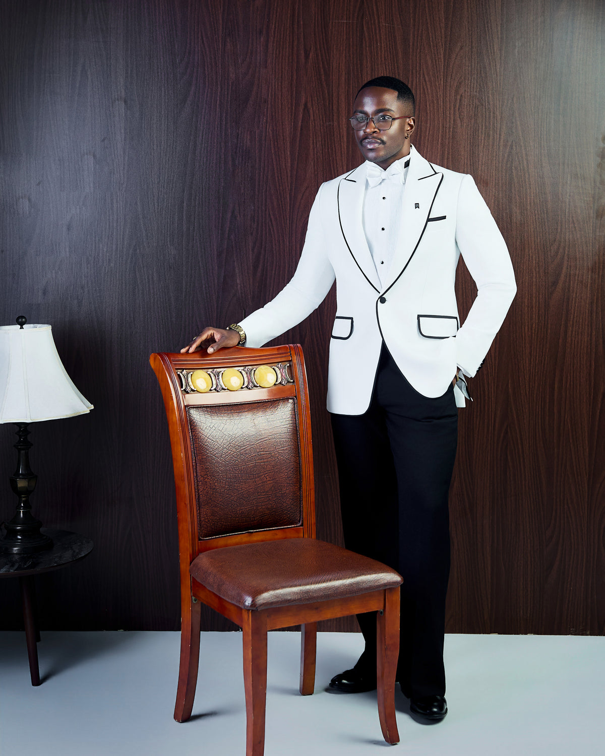 Ivory Luxe Peak Lapel Suit