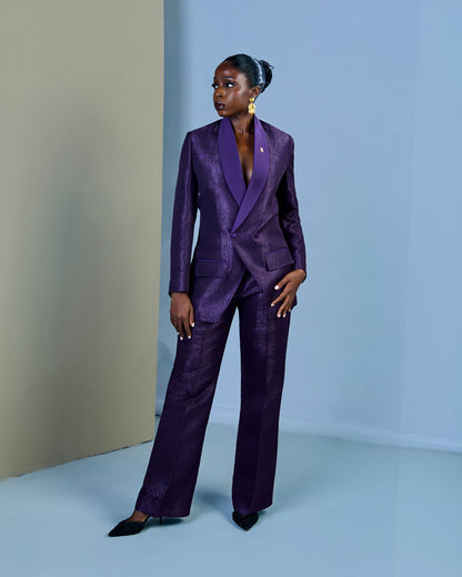 Purple Tuxedo Suit