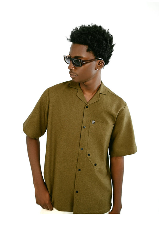 Army Green Safari Shirt