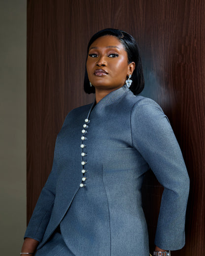 Grey Signature Wrap Suit