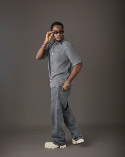 Grey Denim Signature Set
