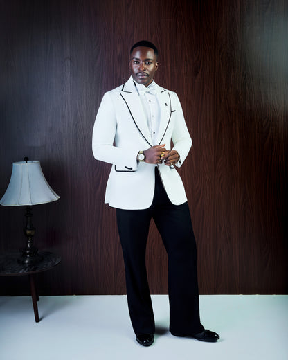 Ivory Luxe Peak Lapel Suit