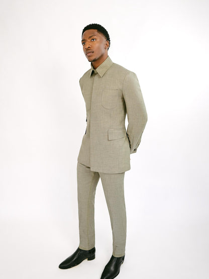 Green Safari Suit