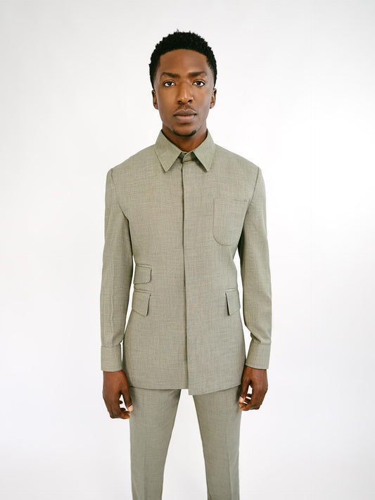 Green Safari Suit