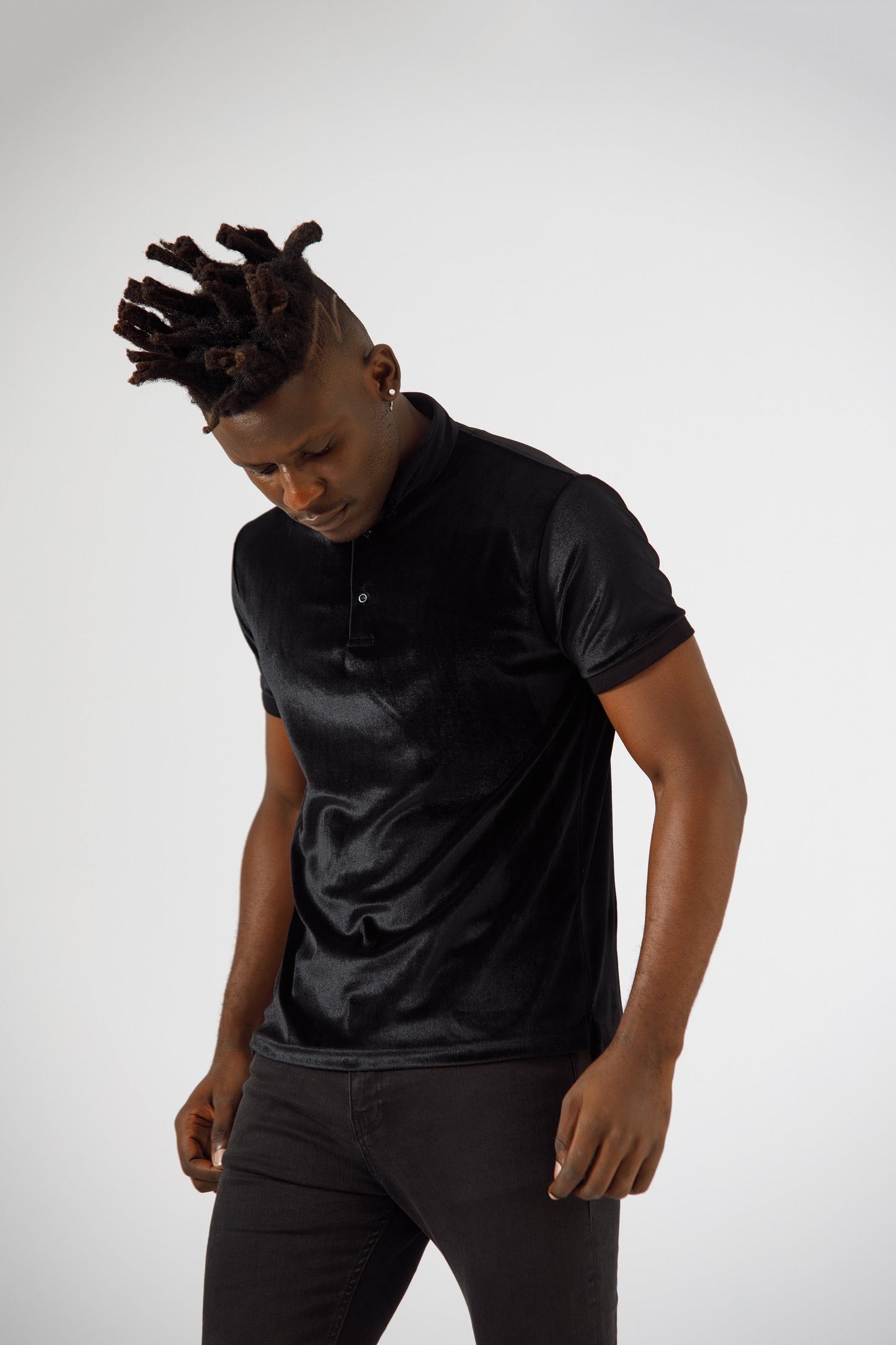 🎁 Black Velvet Polo (100% off)