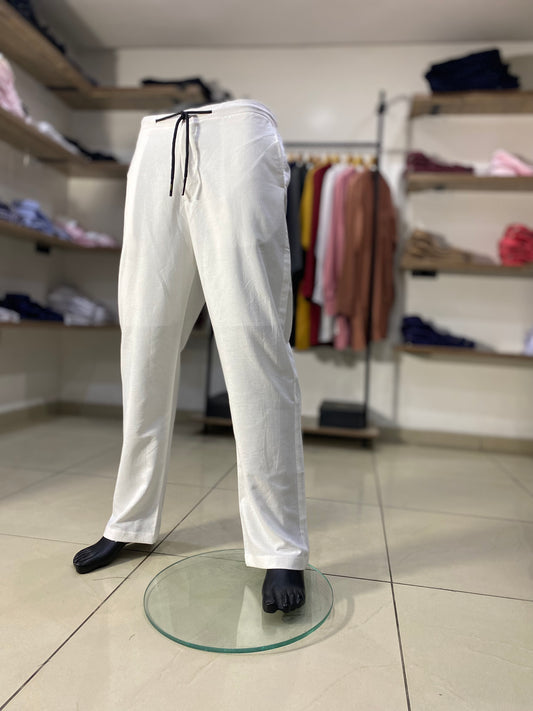 White linen pant